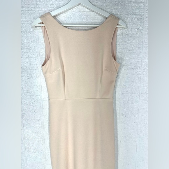 Lulus Call My Name Blush Pink low cowl back formal gown size S - Picture 3 of 16